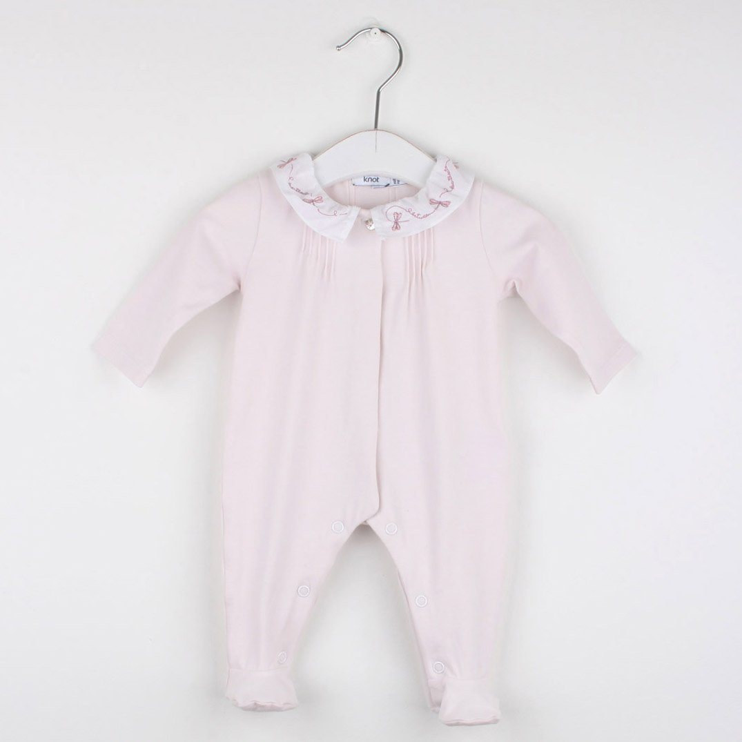 Babygrow gola bordado voo libelinhas Babygrow gola bordado voo libelinhas