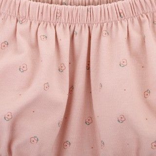 Pansy shorts for baby girl in organic cotton 5609232782590