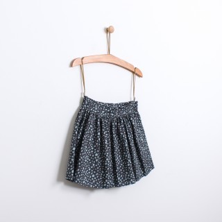 Skirt cotton Painted Grey Dots 5609232173503