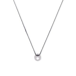 Cord necklace with silver leo 5600499147030