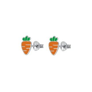 Silver carrot stud earrings 5609232433638
