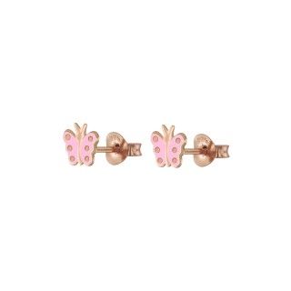 Silver butterfly stud earrings 5609232433874