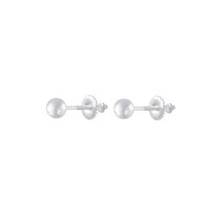 Silver ball screw back earrings 5609232433959