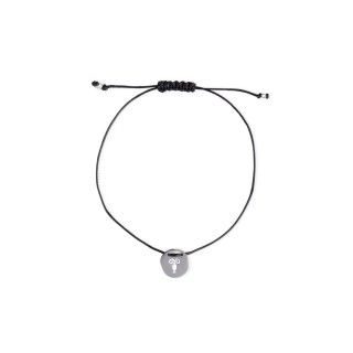 Capricorn silver with cord bracelet 5600499161999