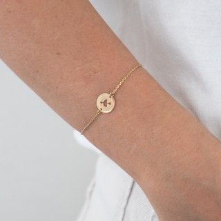 Libra gold steel bracelet 5600499118337