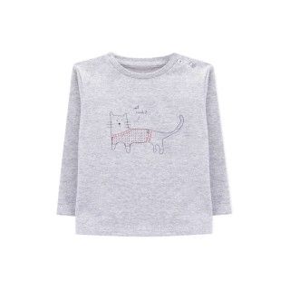 T-shirt manga comprida bebé algodão Grumpy Cat 5609232379714