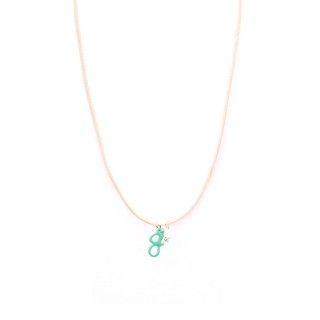 Letter cord necklace - g 5609232446362
