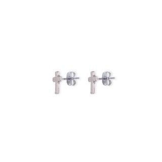 Brass cross earrings 5600499111314