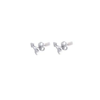 Silver arrow brass earrings 5600499111796