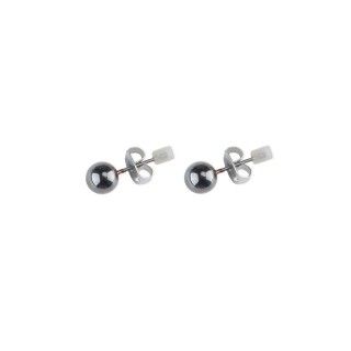 Polka dot brass earrings 5600499111291
