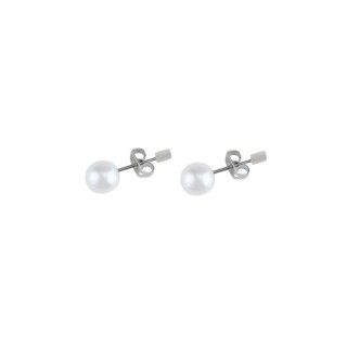 Pearl brass earrings 5600499111284