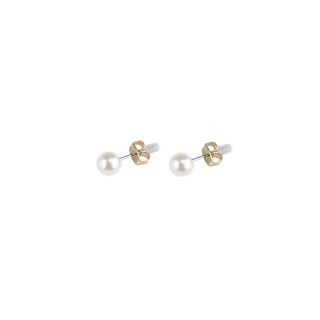 Brass pearl earrings 5600499111604