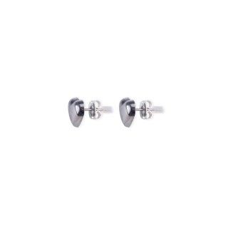 Brass heart earrings 5600499111345