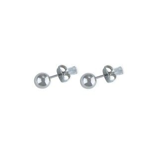 Brincos bolinha prateada 5600499167045