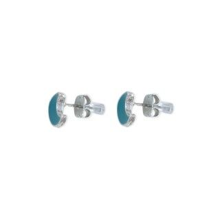 Brass silver sling earrings 5600499166963