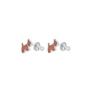Orange dog brass earrings 5600499167076