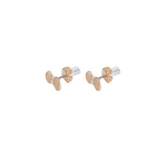 Brass bow earrings 5600499167281