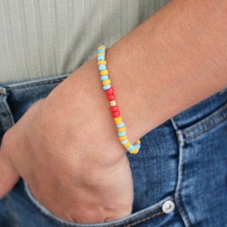 Bracelet with colored beads 5609232512425