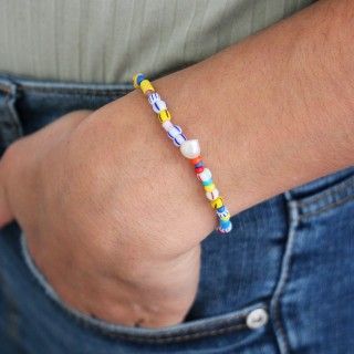 Bracelet with colored beads 5609232512746