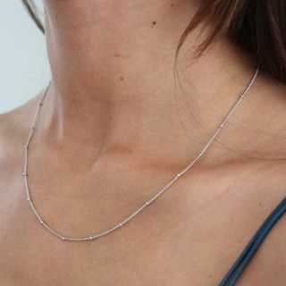 Silver polka dot necklace 5609232518519