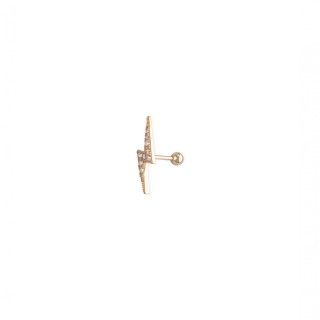 Silver earring ray 5609232518588