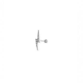 Silver earring ray 5609232518595