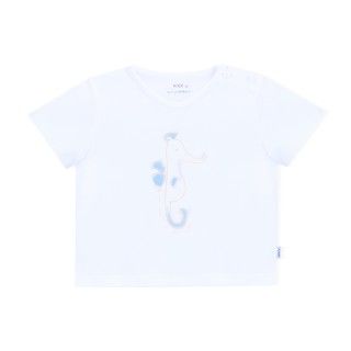T-shirt manga curta bebé algodão Cavalo marinho 5609232457559