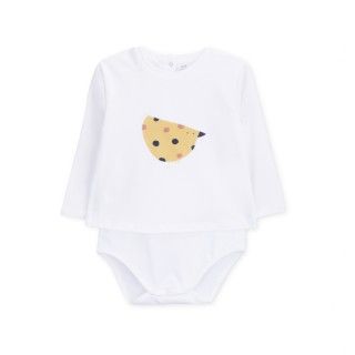 Body t-shirt manga comprida bebé Chickenpox 5609232502853