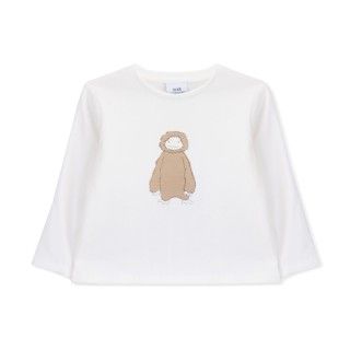 T-shirt manga comprida bebé algodão Fluffly Creature 5609232570838