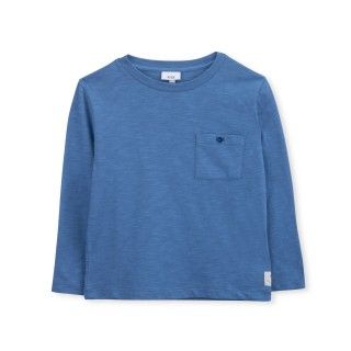T-shirt manga comprida menino algodão orgânico Back to Basic 5609232496251