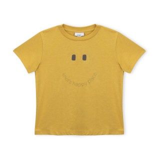 T-shirt manga curta menino algodo orgnico Happy Place 5609232491331