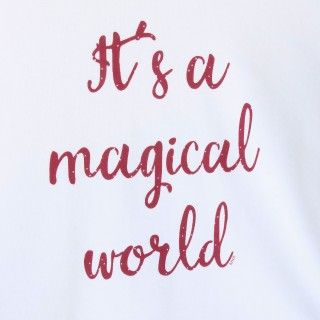 T-shirt manga comprida menina algodão Its a Magical World 5609232503836