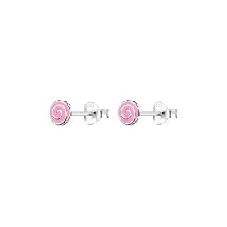 Spiral silver earrings 5609232579442