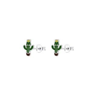 Cactus silver earrings 5609232579787