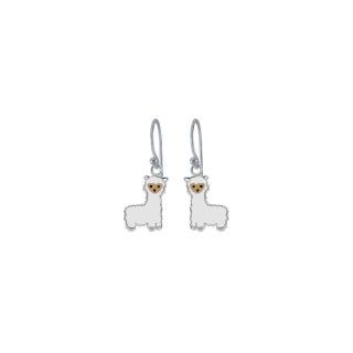 Silver alpaca earrings 5609232580493