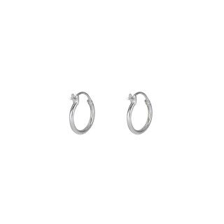 Silver hoop earrings 5609232582909