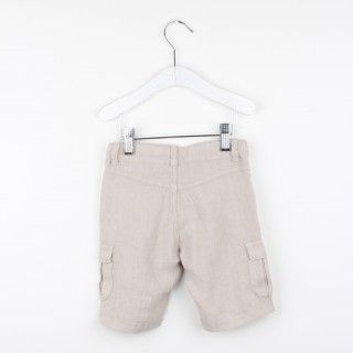 Cargo baby linen shorts 5609232631201