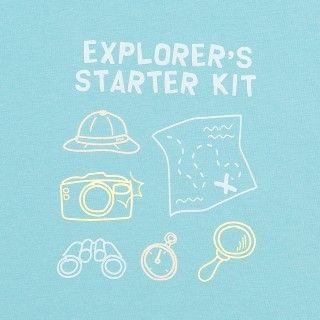 T-shirt manga curta menino Explorer Starter Kit 5609232680414