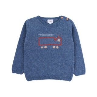 Fire Truck knitted sweater 5609232603895