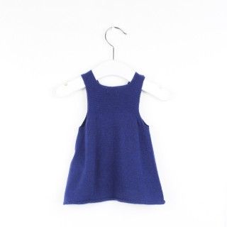 Night blue knitted pinafore 5609232702901