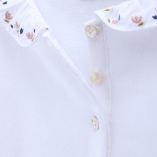 Baby polo organic cotton Flowers 5609232726891