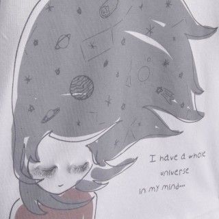 T-shirt manga comprida menina algodo Organa 5609232854556