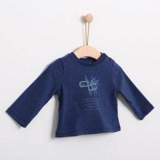 T-shirt manga comprida bebé algodão Unicórnio 5609232727904
