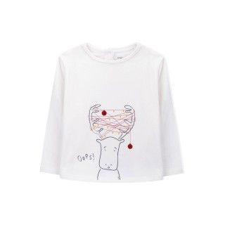 T-shirt manga comprida bebé algodão Clarice 5609232734483