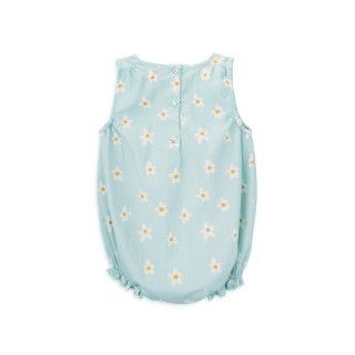 Laura romper for baby girl in cotton 5609232698624
