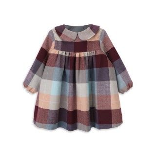 Ceres dress in tweed for girl 12 months to 8 years 5609232722305