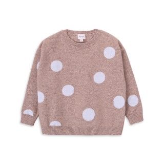 Camisola tricot Sand dots de menina 12 meses a 8 anos 5609232757314