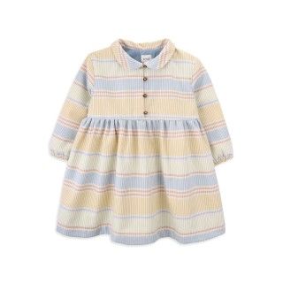 Striped dress in cotton 24m to 6y 5609232768488
