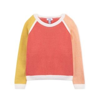 Camisola menina tricot Color Block 5609232776292