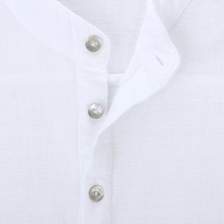Marlon shirt for boy in linen 5609232785522